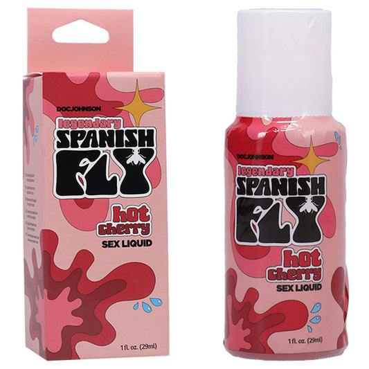 Spanish Fly Sex Liquid - Hot Cherry - Aphrodisiac Enhancer - 29 ml Bottle-1308-01-BX