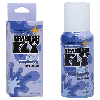 Spanish Fly Sex Liquid - Blue Raspberry - Aphrodisiac Enhancer - 29 ml Bottle-1308-32-BX