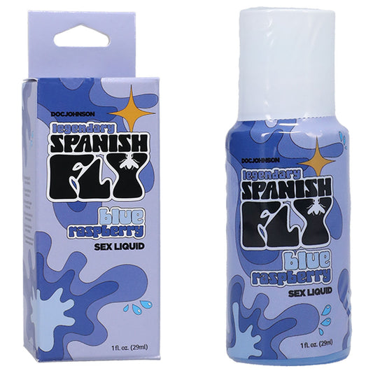 Spanish Fly Sex Liquid - Blue Raspberry - Aphrodisiac Enhancer - 29 ml Bottle-1308-32-BX