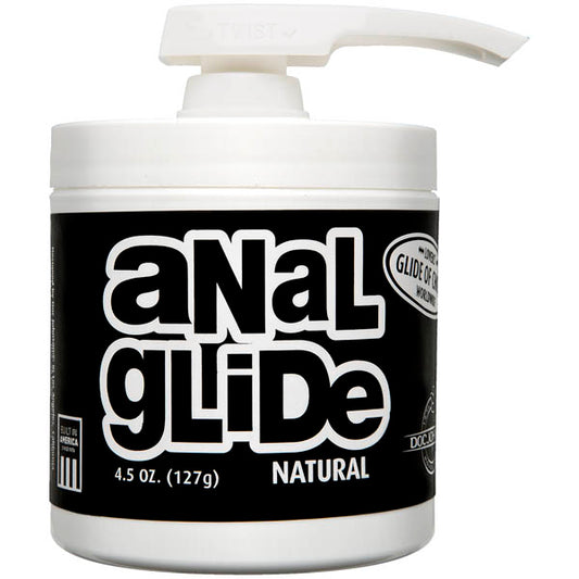 Doc Johnsons Anal Glide - Petroleum Based Lubricant - 127 g Pump Bottle-1315-01-BU