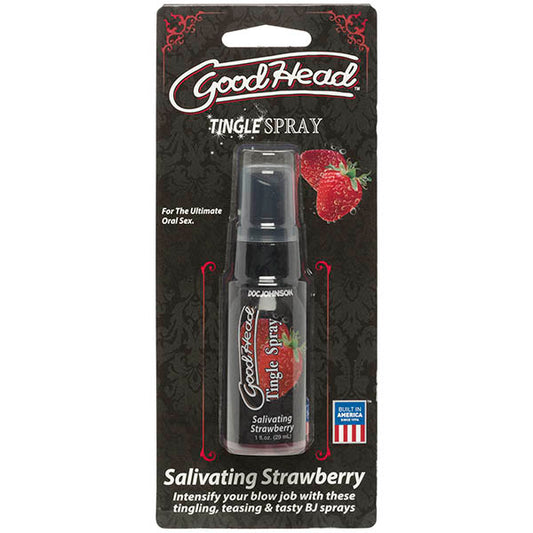 GoodHead Tingle Spray - Salivating Strawberry Flavoured - 29 ml Spray-1360-55-CD