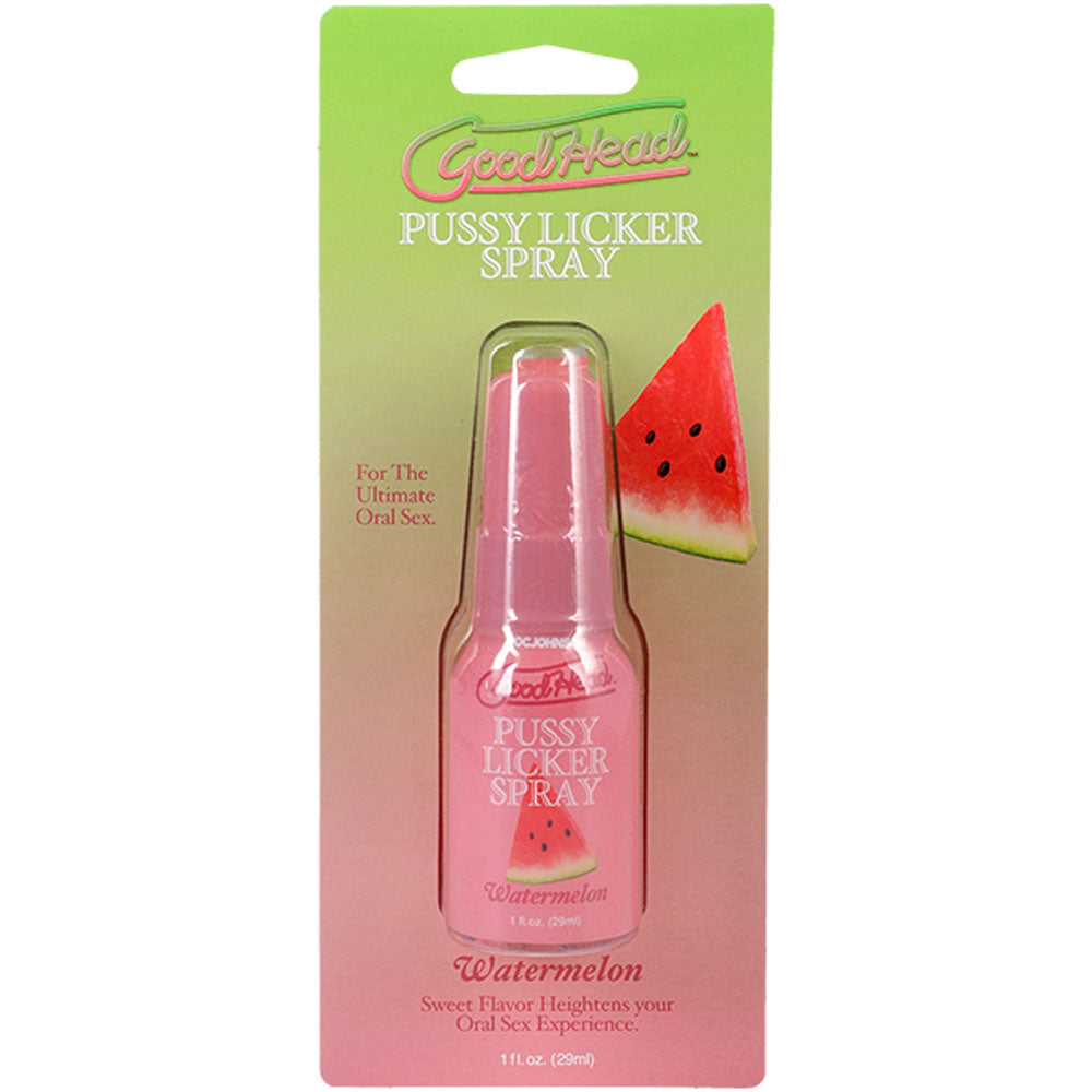GoodHead Pussy Licker Spray - Watermelon - Watermelon Flavoured Spray - 29 ml Bottle-1364-26-CD