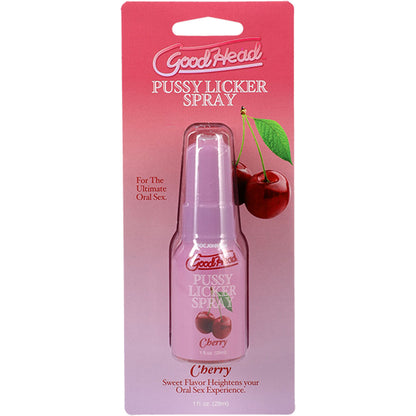 GoodHead Pussy Licker Spray - Cherry - Cherry Flavoured Spray - 29 ml Bottle-1364-27-CD