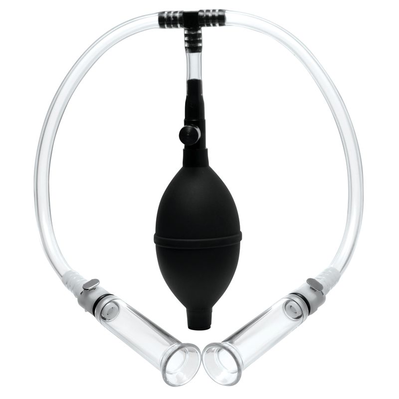 Nipple Pumping System with Dual Cylinders-AE531