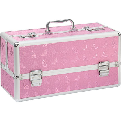 Lockable Large Vibrator Case Pink-098-16