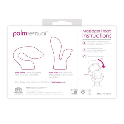 PalmSensual Massager Heads Pink (For use with PalmPower)-30530