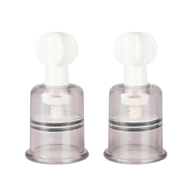 Nipple and Clit Suckers Medium 2 Pc-ET045CLR