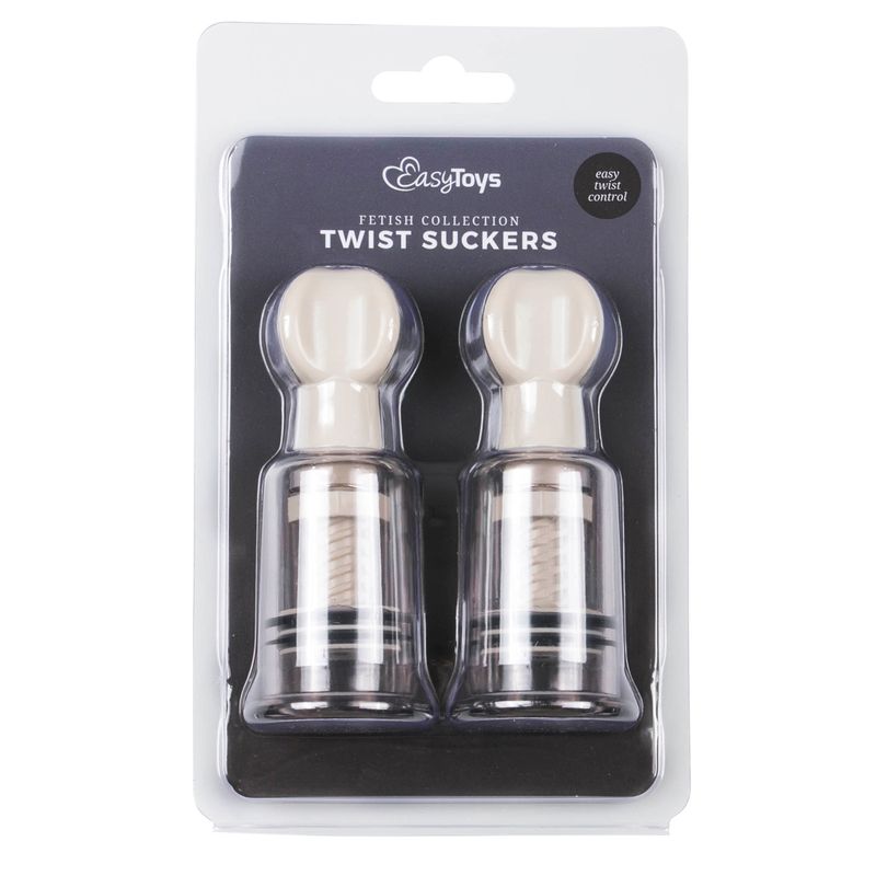 Nipple and Clit Suckers Medium 2 Pc-ET045CLR