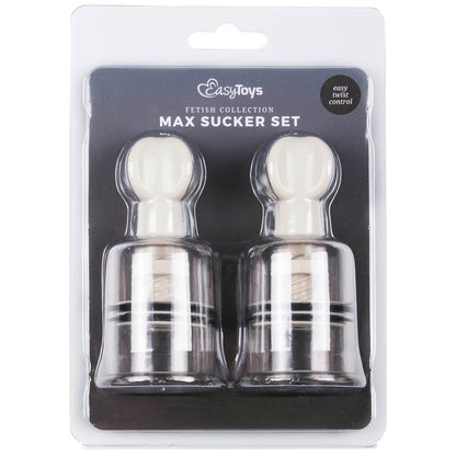 Nipple and Clit Suckers Large 2 Pc-ET046CLR