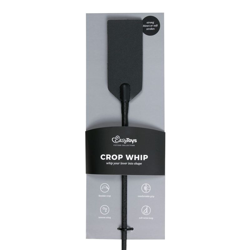 Rectangle Crop Whip Black-ET235BLK