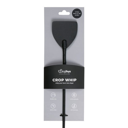 Wide Crop Whip Black-ET236BLK