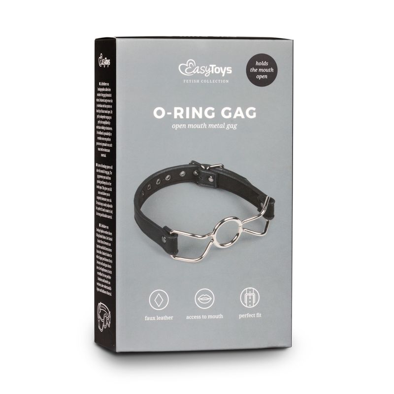 Metal O-Ring Mouth Gag-ET277BLK