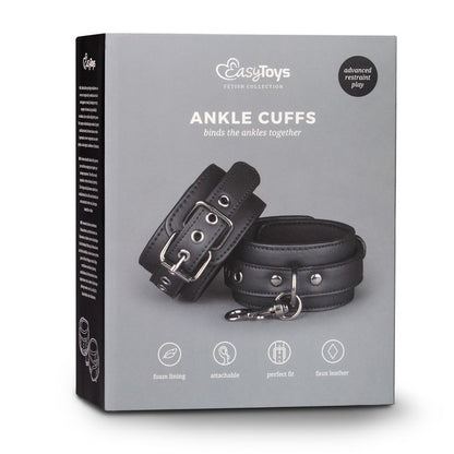 Ankle Cuffs Black-ET371BLK