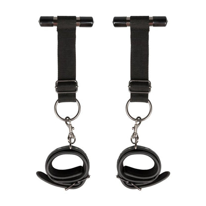 Over the Door Wrist Cuffs-ET379BLK