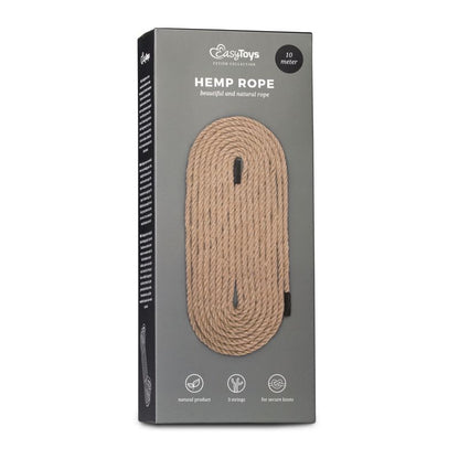 Bondage Rope Hemp 10m-ET415BRN