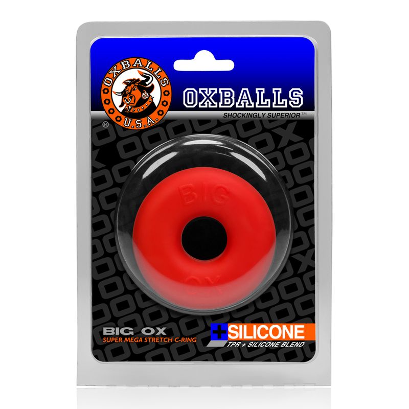 Big Ox Cockring Red Ice-OXS-3022-RD.IC