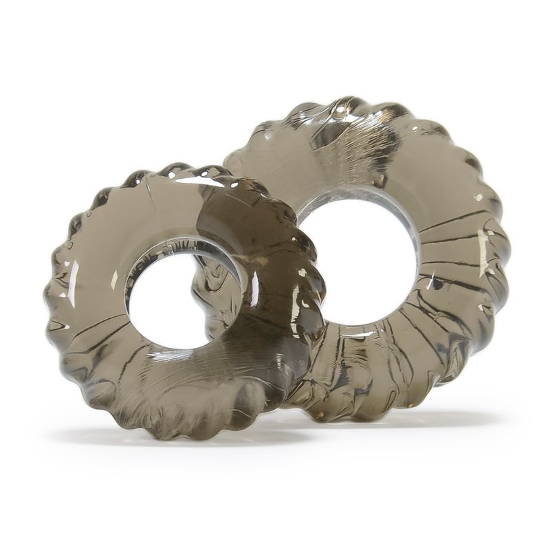 Truckt 2 Pc Cockring Set Clear-AJ-1049-CLR