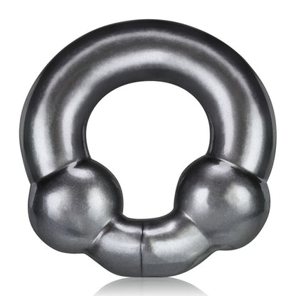 Ultraballs 2 Pk Cockring Black And Clear-OX-3010-BLK/CLR