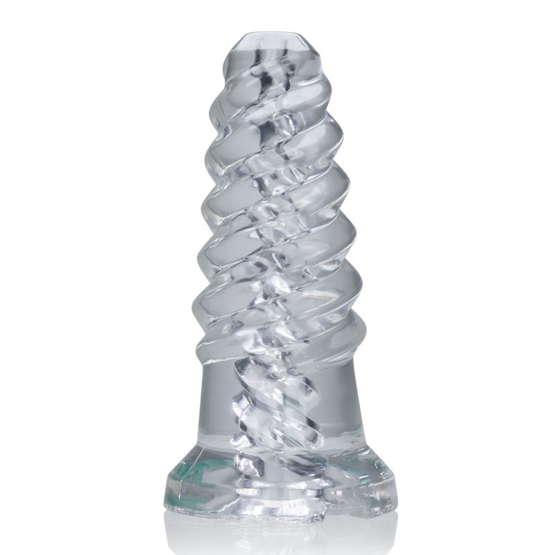 ScrewD Super Squish Corkscrew Jackoff Toy Clear-OX-3014-CLR