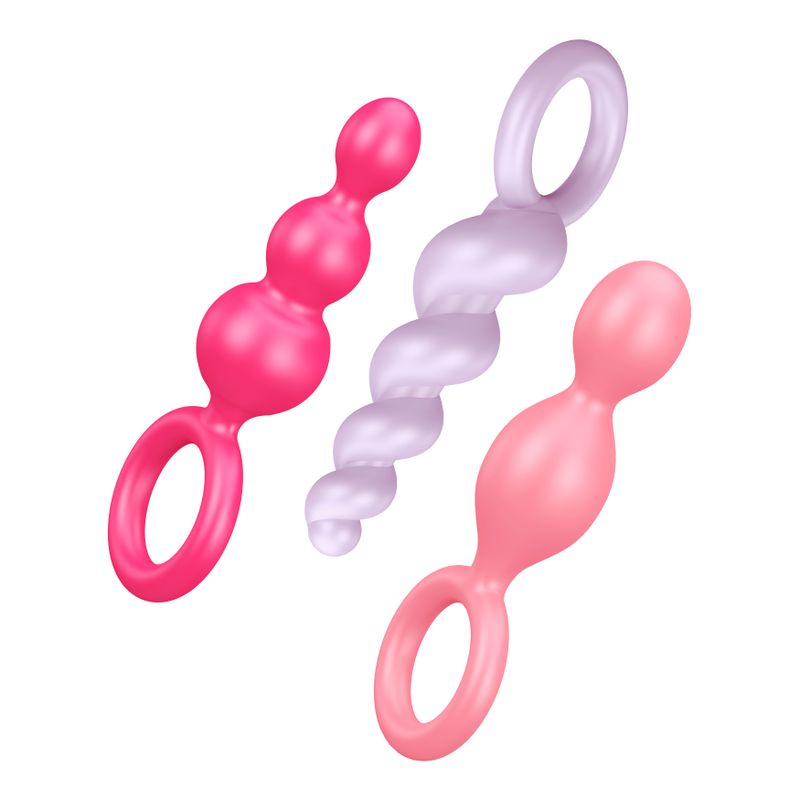 Satisfyer Plugs Booty Call 3 Pc Colour-9016594