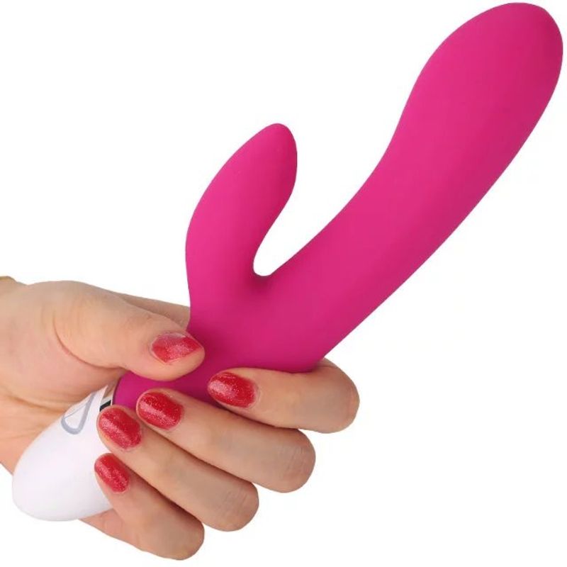 Dreamer 7 Mode Silicone Rechargeable Rabbit Vibrator Pink-LV2710P