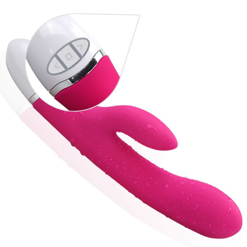 Dreamer 7 Mode Silicone Rechargeable Rabbit Vibrator Pink-LV2710P