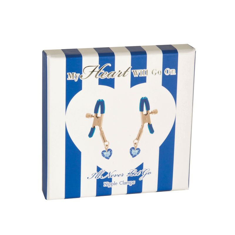 My Heart Will Go On Ill Never Let Go Nipple Clamps-SI-60200