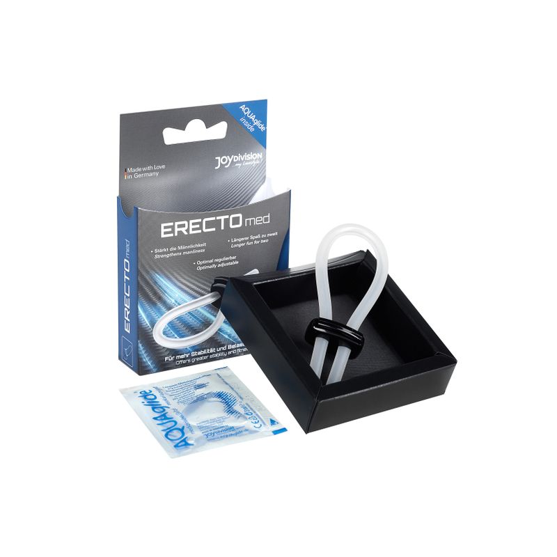 ERECTOmed Adjustable Cock Ring Clear-JD-15625