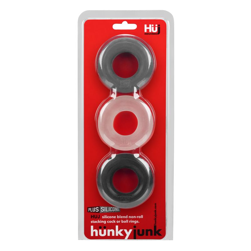 HUJ3 C-RING 3 Pk by Hunkyjunk-HUJ-102-TAR/MLT