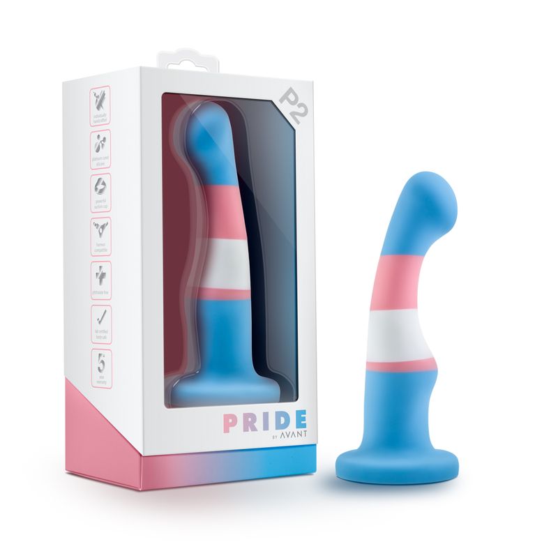 Avant Pride P2 True Blue Silicone Dildo-BL-88372