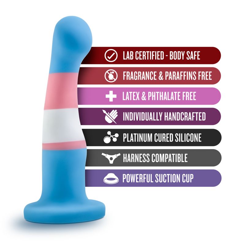 Avant Pride P2 True Blue Silicone Dildo-BL-88372