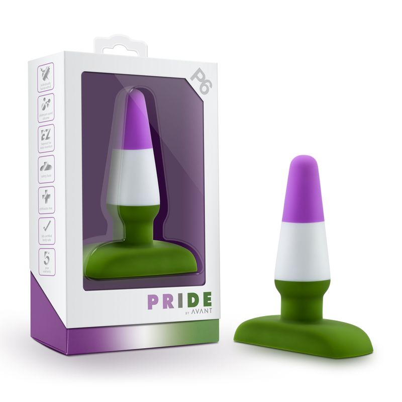 Avant Pride P6 Beyond Silicone Butt Plug-BL-88376