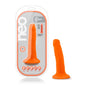 Neo Dual Density Cock 6in Neon Orange-BL-59519