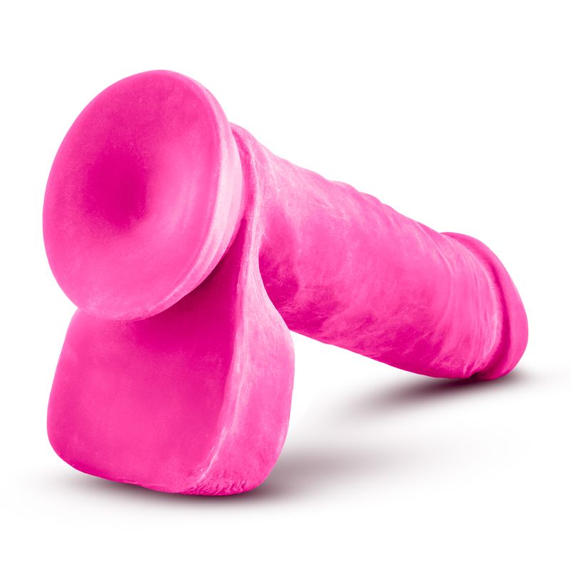 Au Naturel Bold Hero 8in Dildo Pink-BL-36460