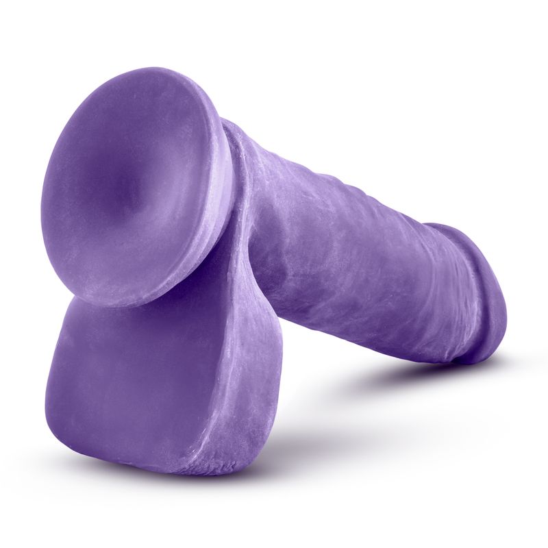 Au Naturel Bold Hero 8in Dildo Purple-BL-36461