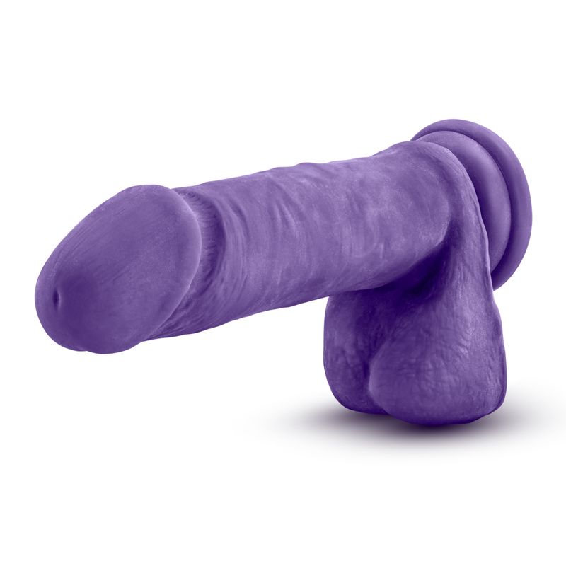 Au Naturel Bold Hero 8in Dildo Purple-BL-36461