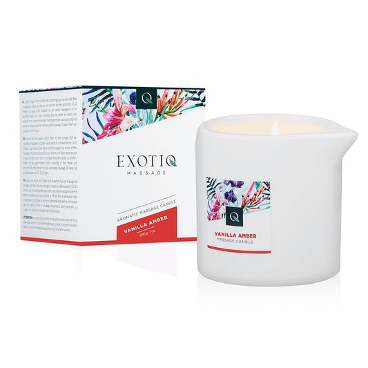 Exotiq Massage Candle Vanilla Amber 200g-EX-MC-04-200