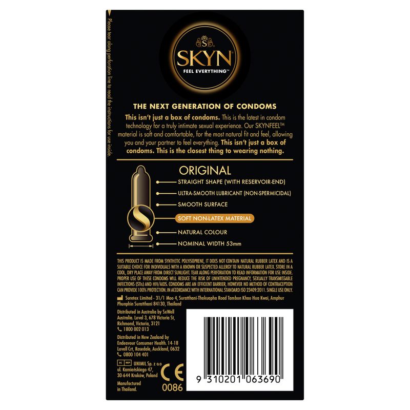 SKYN Original Condoms 10 Pc-LS260603