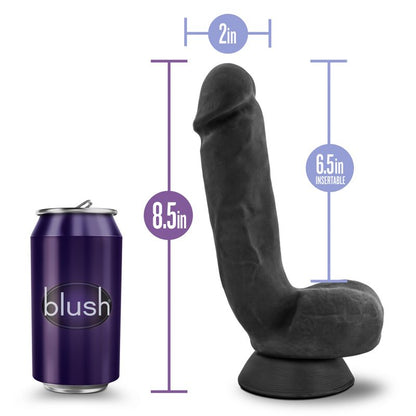 Au Naturel Bold Pound 8.5in Dildo Black-BL-55305