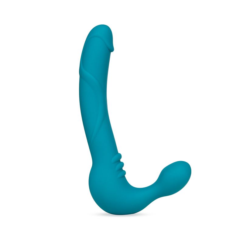 Temptasia Luna Strapless Silicone Dildo Teal-BL-81302