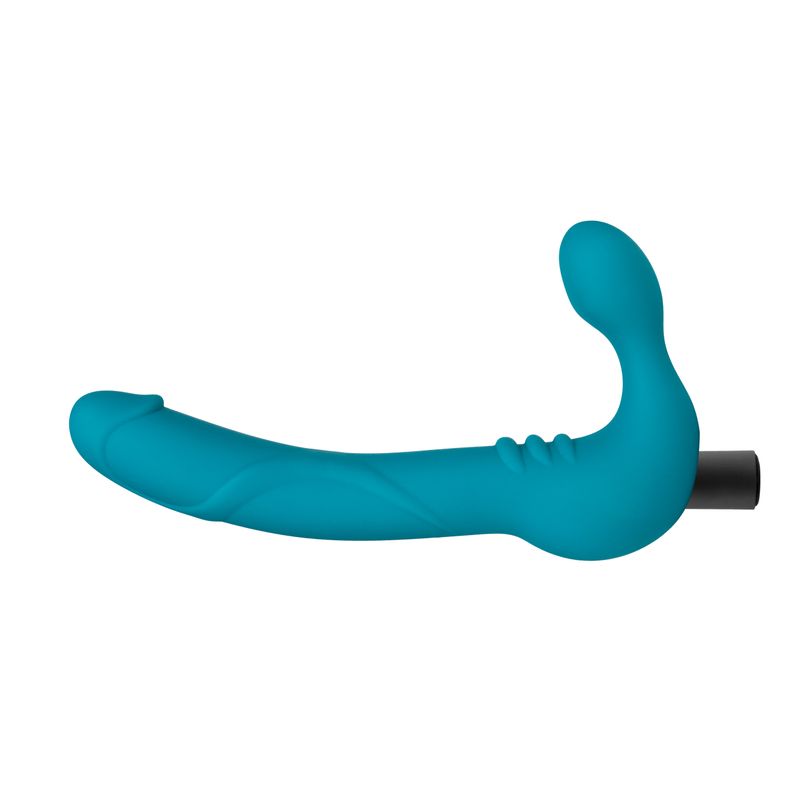 Temptasia Luna Strapless Silicone Dildo Teal-BL-81302