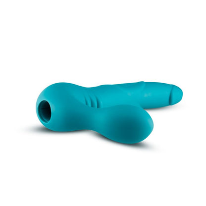 Temptasia Luna Strapless Silicone Dildo Teal-BL-81302
