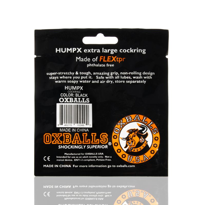 Humpx Cockring Black-OX-3039-BLK