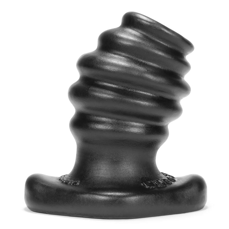 Butthole-2 Hollow Plug Medium Black-OX-1083-M-BLK