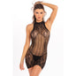 Reckless Lace Mini Dress-7082-BLK-O/S