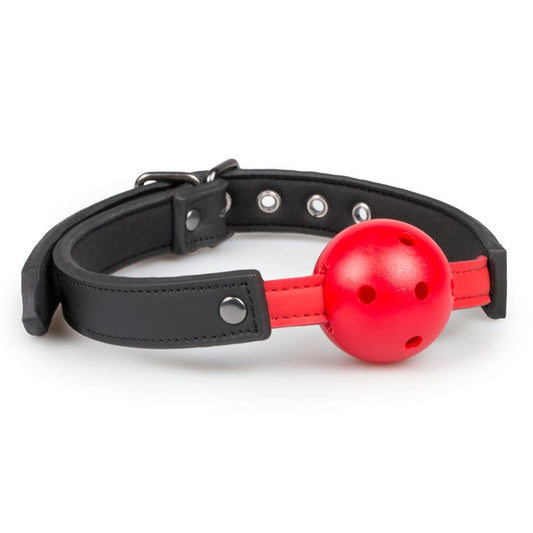 Ball Gag With PVC Ball Red-ET276RED