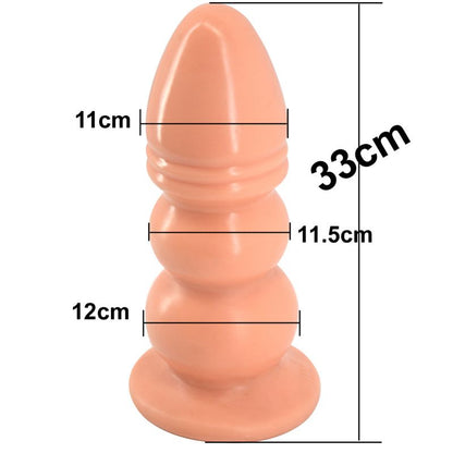 Huge Anal Plug Flesh-FAAK017-FLE