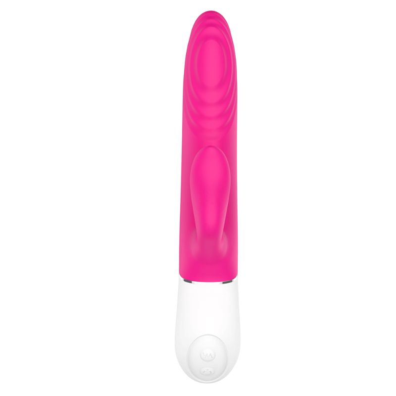 Lighter Thrusting Rabbit Vibrator Pink-S142-PNK