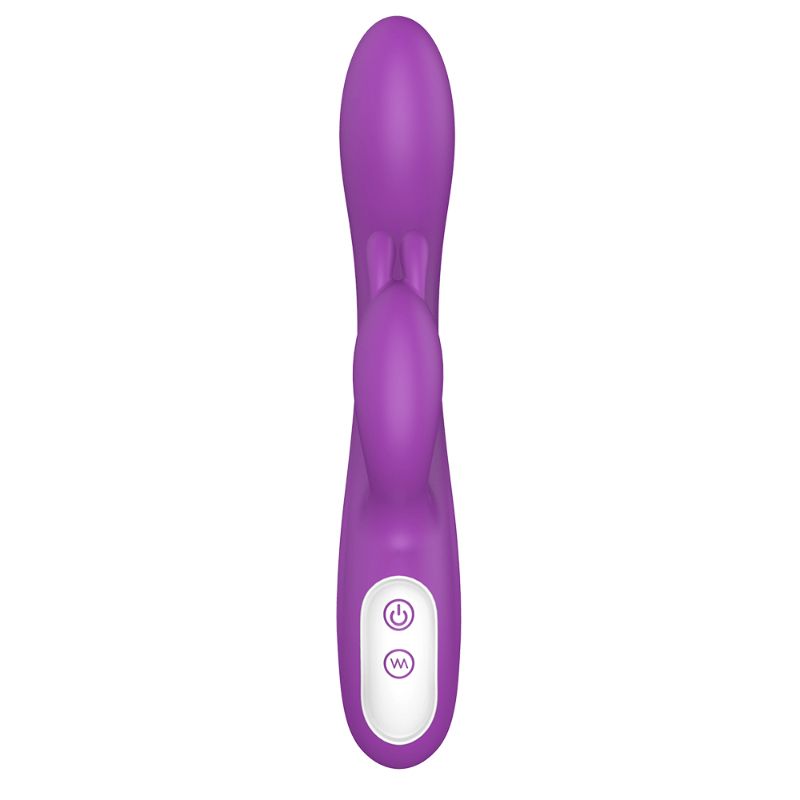 Naughty Heating Rabbit Vibrator Purple-S103-PUR