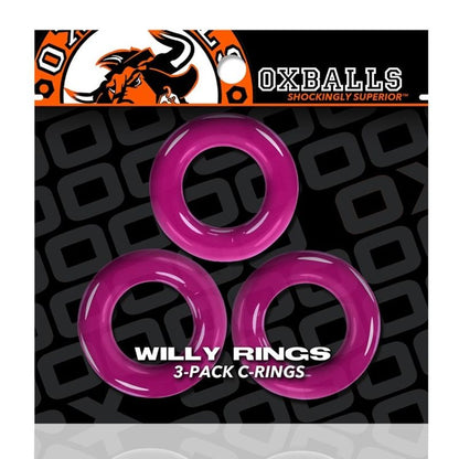 Willy Rings Hot Pink-OX-3047-HOT